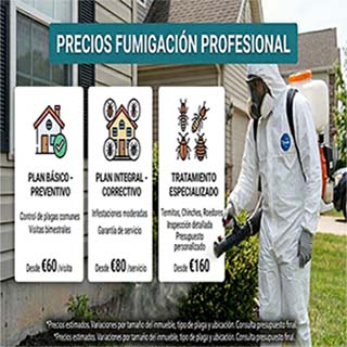 Fumigar cucarachas Madrid precio